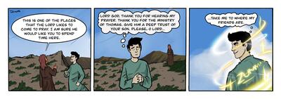 Spending time With the Lord.